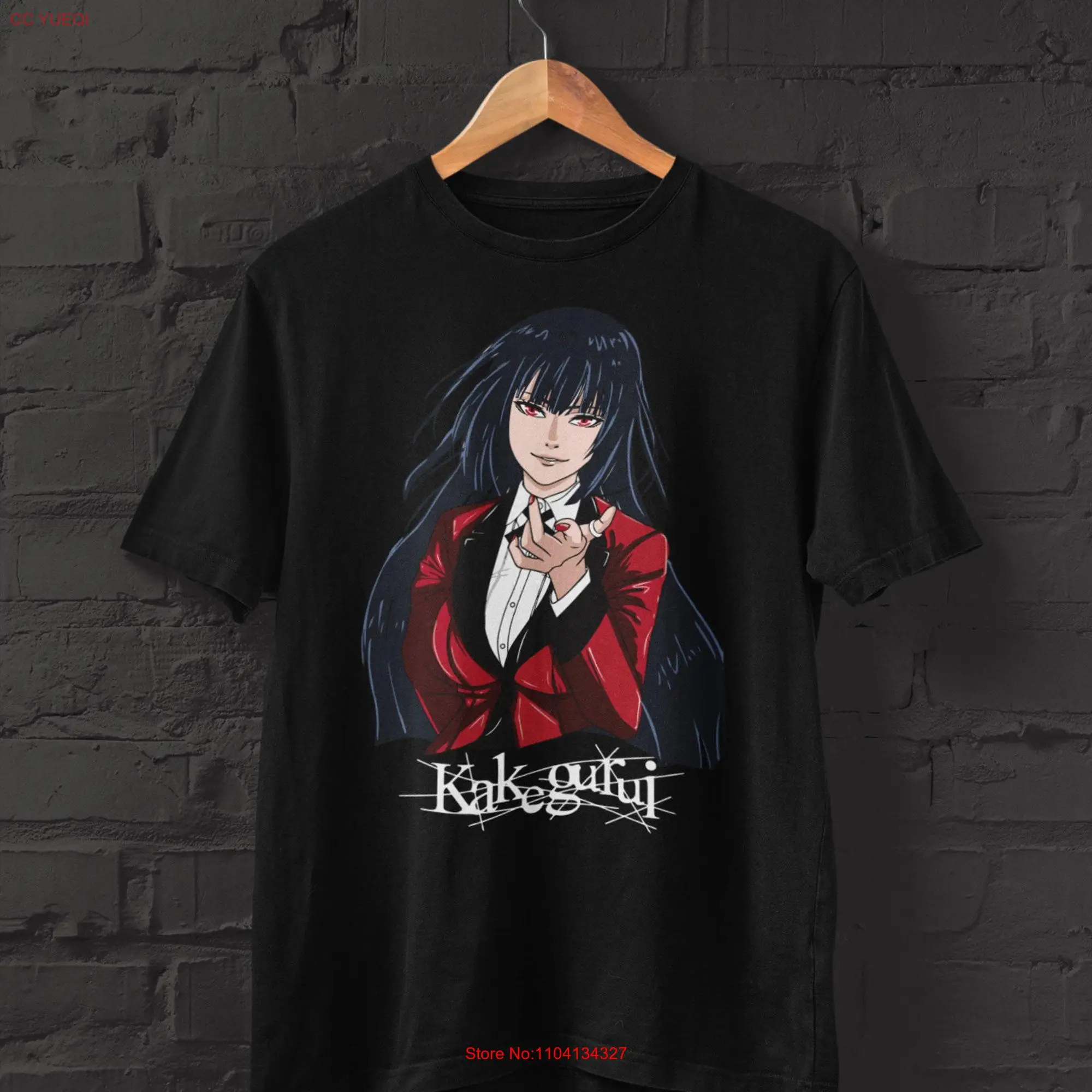 Kakegurui Yumeko T Shirt Anime jabami otaku kawaii merch waifu long or short sleeves