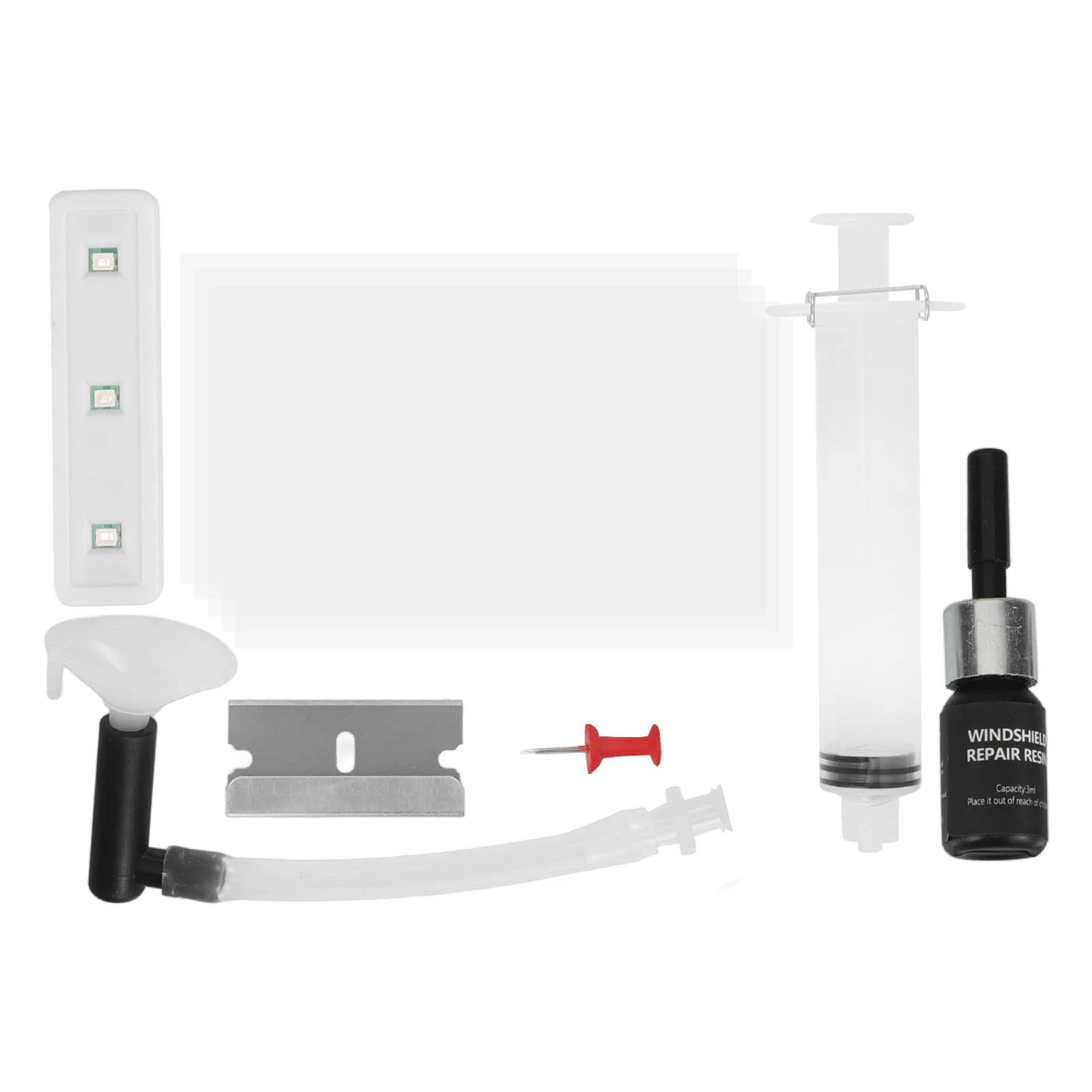 

Repair Cracked Glass Repair Windshield Crack Glue Car Glass Fix Solution Vehicle Supply Scratch Tool