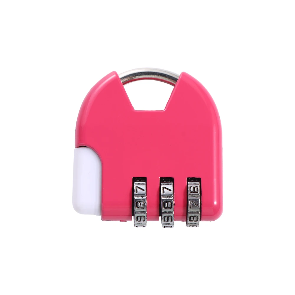 Lock Love Shape Gym Drawer Lock Suitcase TSA Customs Code Lock Combination Padlock Luggage Travel Lock Heart Shape Padlock