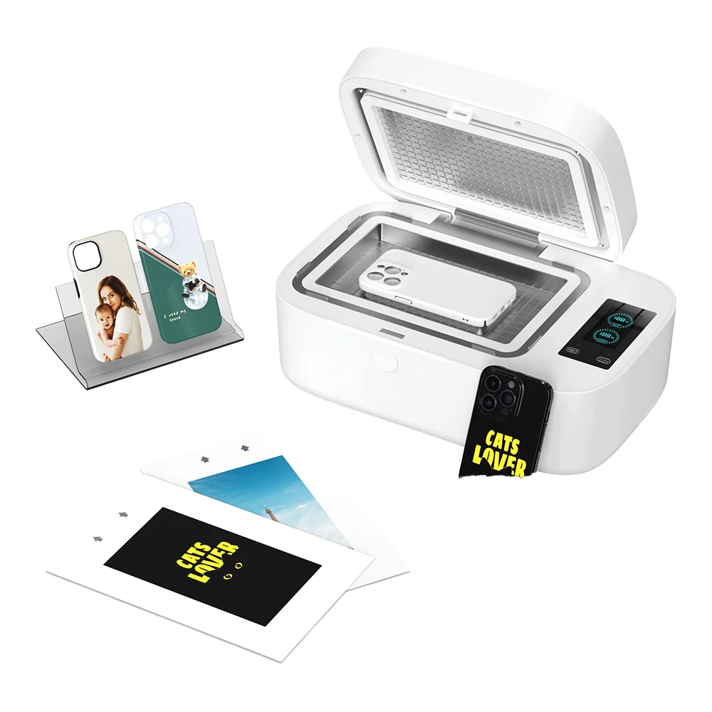 Customized Mobile Cover Heat Transfer Machine Automatic Sublimation Cell Phone Case Printing Machine With Vacuum Heat Press