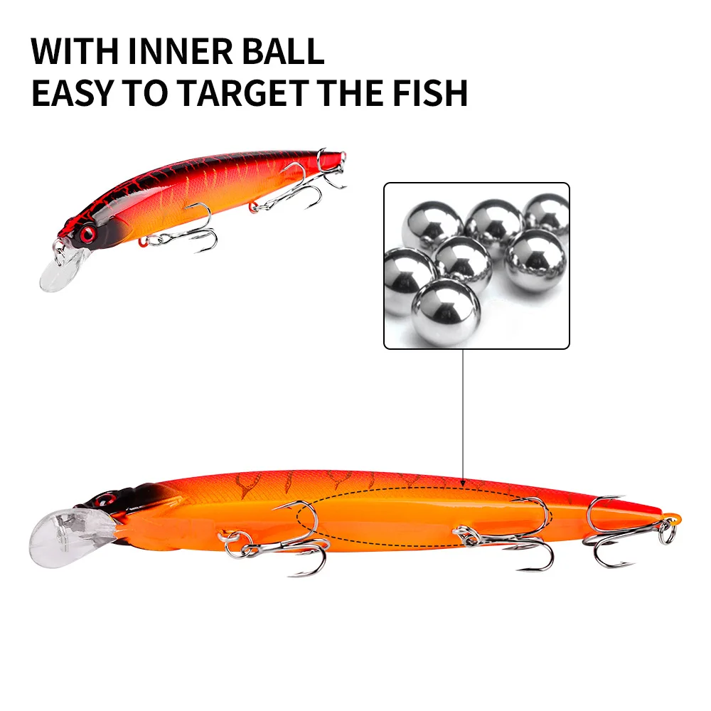 Señuelo artificial duro láser Minnow – Wobbler jerkbait para carpa - imagen 5
