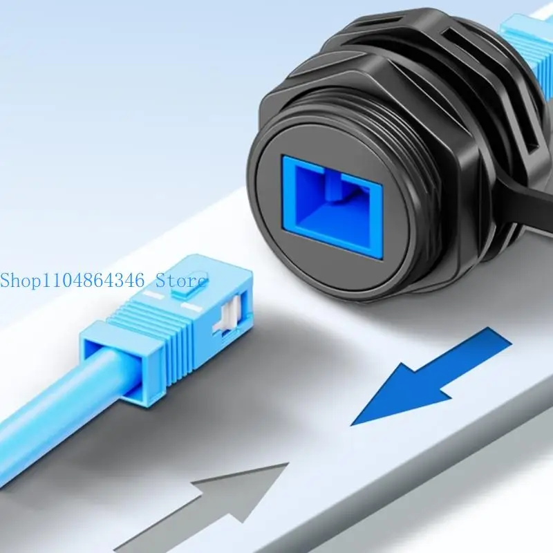 652F IP68 Fiber Optics Coupler Adapter Design For Extreme Environment And Highly Speed Data Transfer Fiber Adapter