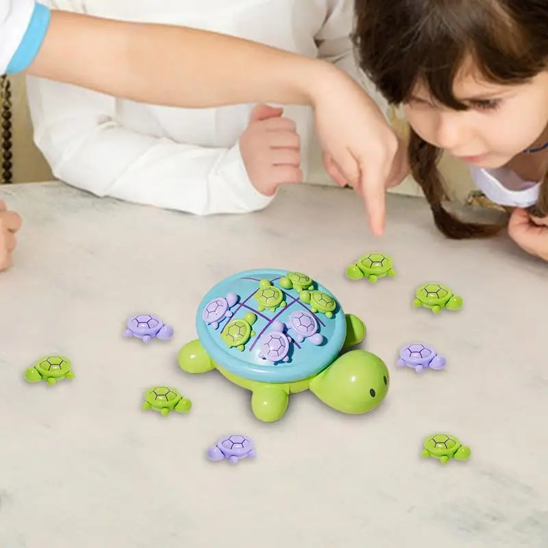 Jeux de Table de Stratégie pour Enfant, Design de Tortue, Table Basse, Jouets Interactifs, Cerveau Magnétique, 3 Ans