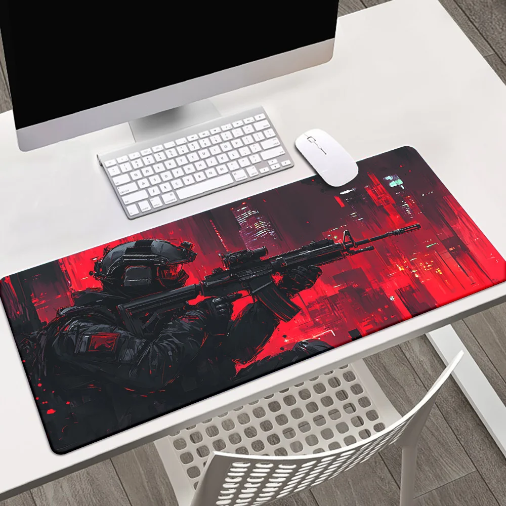 

Warrior pattern designed mousepad with rubber is waterproof anti-slip and of high quality, suitable for both home and gaming use