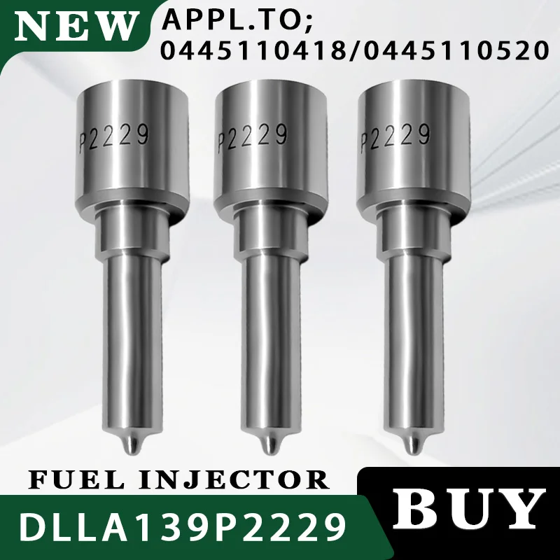 DLLA139P2229 Common Rail Euro III Fuel Injector Engine Parts Suitable For Injector Model: (0445110418 0445110520) LF2342