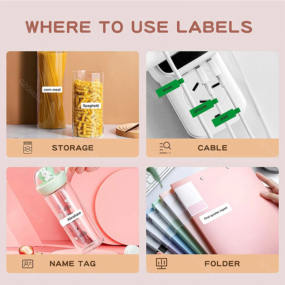 Thermal Printing Label Paper Pricetag Name Labels Waterproof Tear Resistant 15*30mm 210pcs/roll Home Book File Supermarket Papel