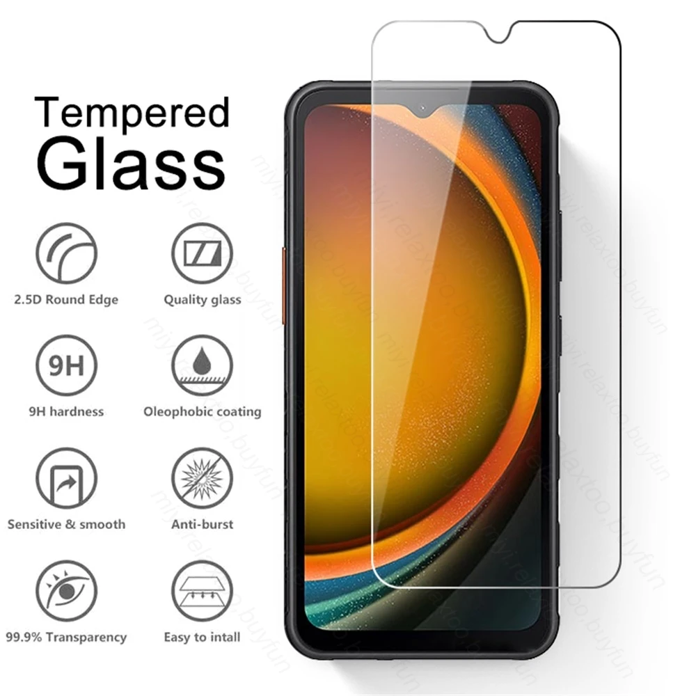 Sansung X Cover7 Case 6In1 Tempered Glass Cover For Samsung Galaxy Xcover7 Xcover 7 5G 2024 SM-G556B 6.6\