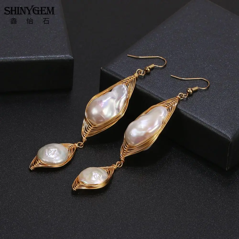 shinygem-baroque-alien-shaped-natural-pearl-earrings-for-women-14k-gold-plated-pure-handmade-925-silver-ear-hooks-2026-jewelry