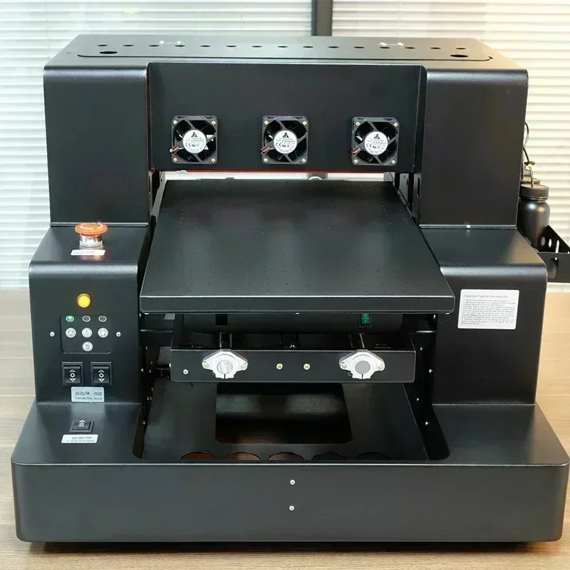 VEVOR A3 UV Flatbed Automatic Label Printer Effect Varnish UV Printer A3 Machine For Christmas Phonecase Metal Glass Bottle Wood