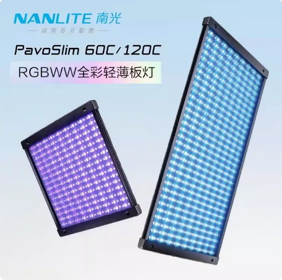 

Цветной светодиодный светильник 60C/120C для прямой трансляции, полноцветный тонкий панельный светильник, плоский заполняющий свет, освещение для прямой трансляции