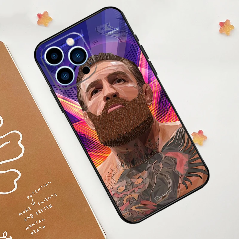 Conor McGregor Case For Apple iPhone 12 13 Mini 11 14 15 16 Pro Max Plus X XR XS Max Coque