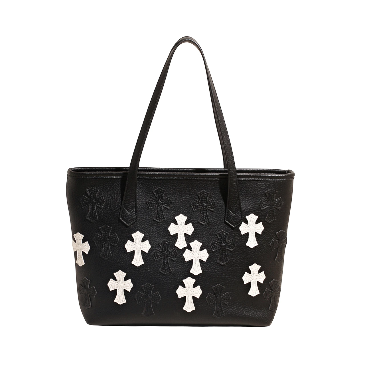

Women handbags. High-quality large-capacity black and white cross tote bag female 2025 new Korean popular handbag shopping bag