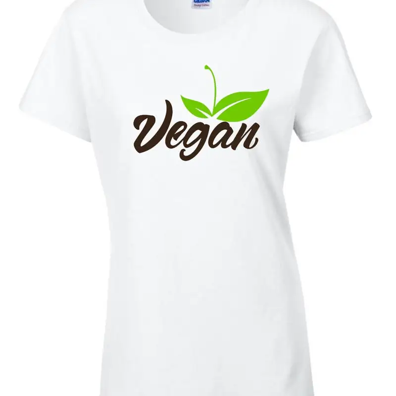 

Vegan Ladies Girls Women'S T Shirt Vegetarian