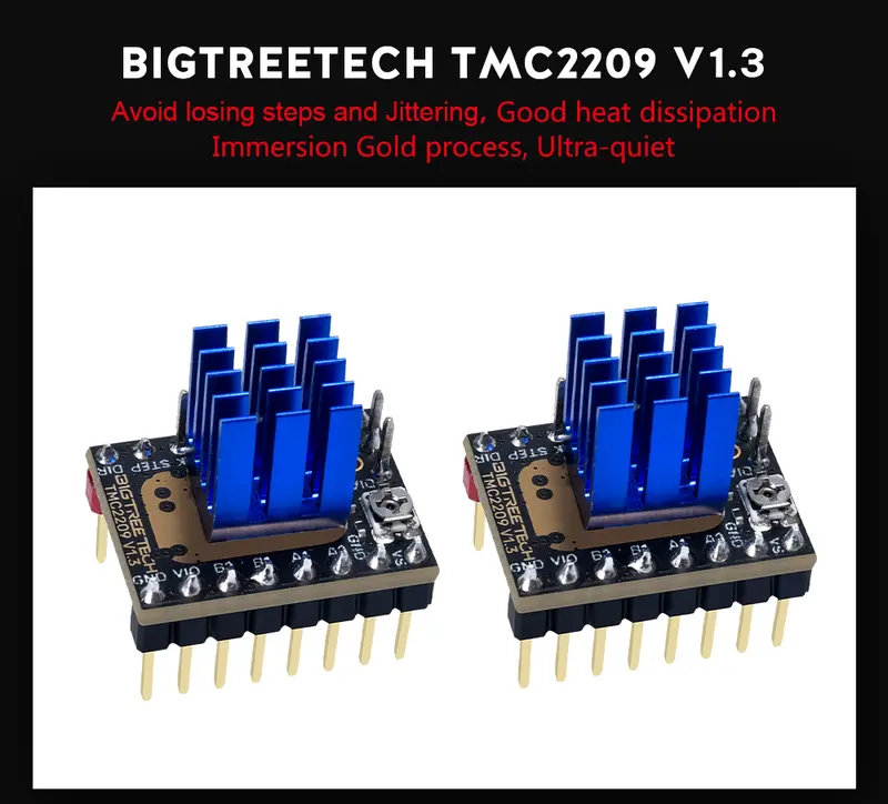 BIGTREETECH TMC2209 V1.3 Stepper Motor Driver UART VS TMC2208 TMC2130 3D Printer Parts For Octopus V1.1 SKR 2 Board Ender 3 V2 - Image 4