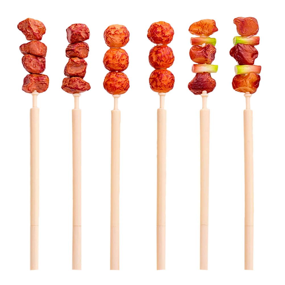 

6pcs Lamb Skewers Ballpoint Pens Aesthetic Pens 0 5mm Precision Tip Fine Writing Novelty School Office Supplies