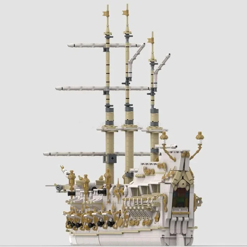 القراصنة فيلم 2025 جديد Moc بنة نموذج عدن الروح السفينة وحدات بنة هدية لعبة أطفال لتقوم بها بنفسك الجمعية مجموعة