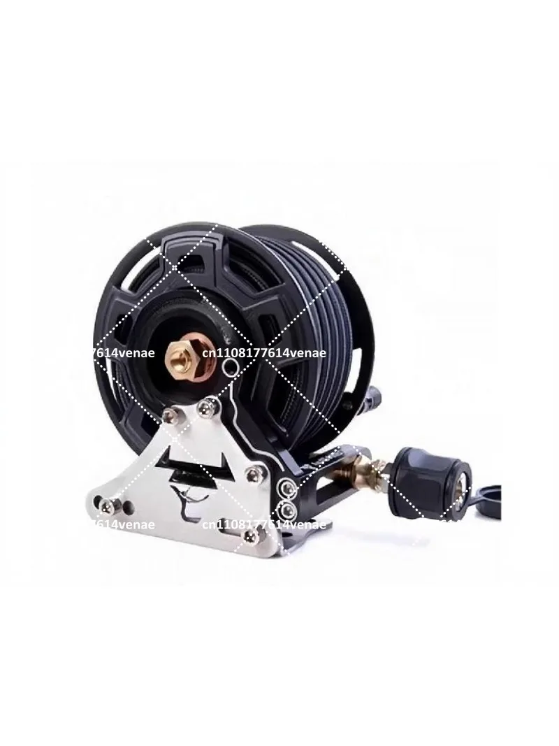 Heavy Duty All Terrain Air Pump Hose Reel with Storage Bag for Off Road Tire Inflation