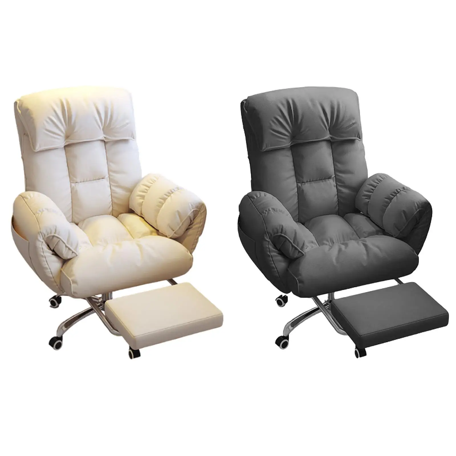 Executive Office Chair Modern Video Game Chair Decoration Heavy Duty Lazy Computer Chair for Apartment Women Office Home Bedroom