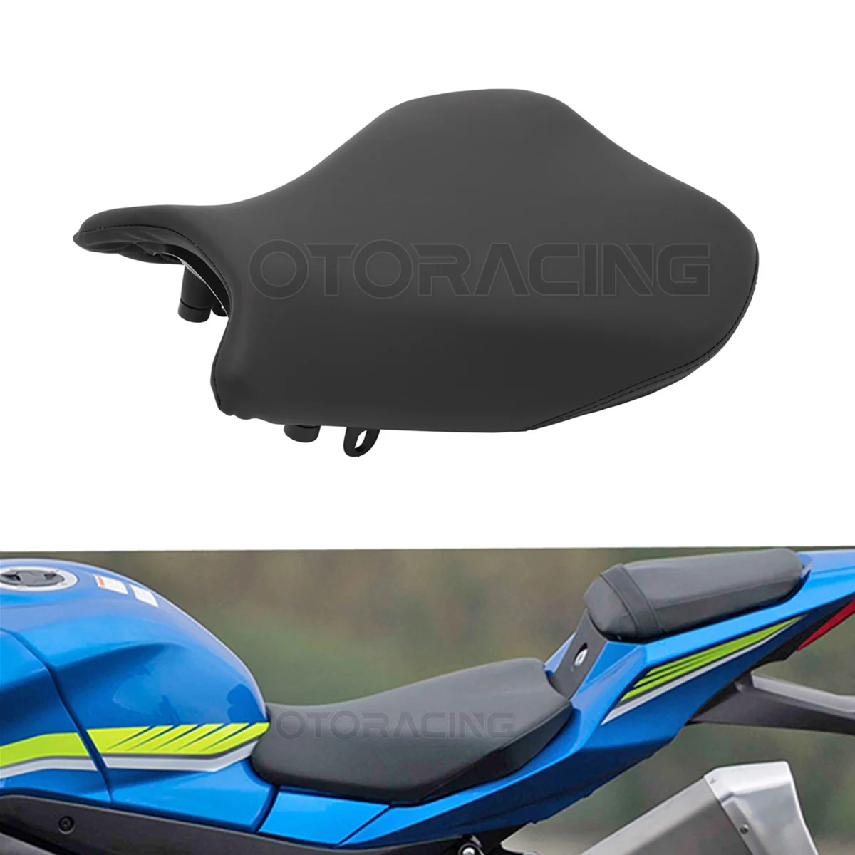 Motorcycle Front Driver Passenger Pillion Seat Cushion For Suzuki GSXR1000 GSXR GSX-R 1000 2017 2018 2019 2020 2021 2022