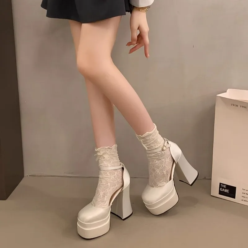 

12CM Women's Shoes Exquisite Platform Ultra High Heels Sandals for Woman Summer New Casual Shoes Designer Shoes Sandalias Mujer