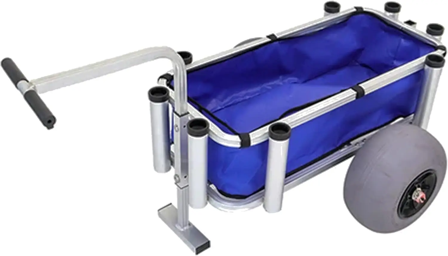 Storage Rolling Utility Cart, Heavy Duty & Waterproof Caddy, 220 lbs Capacity, Blue