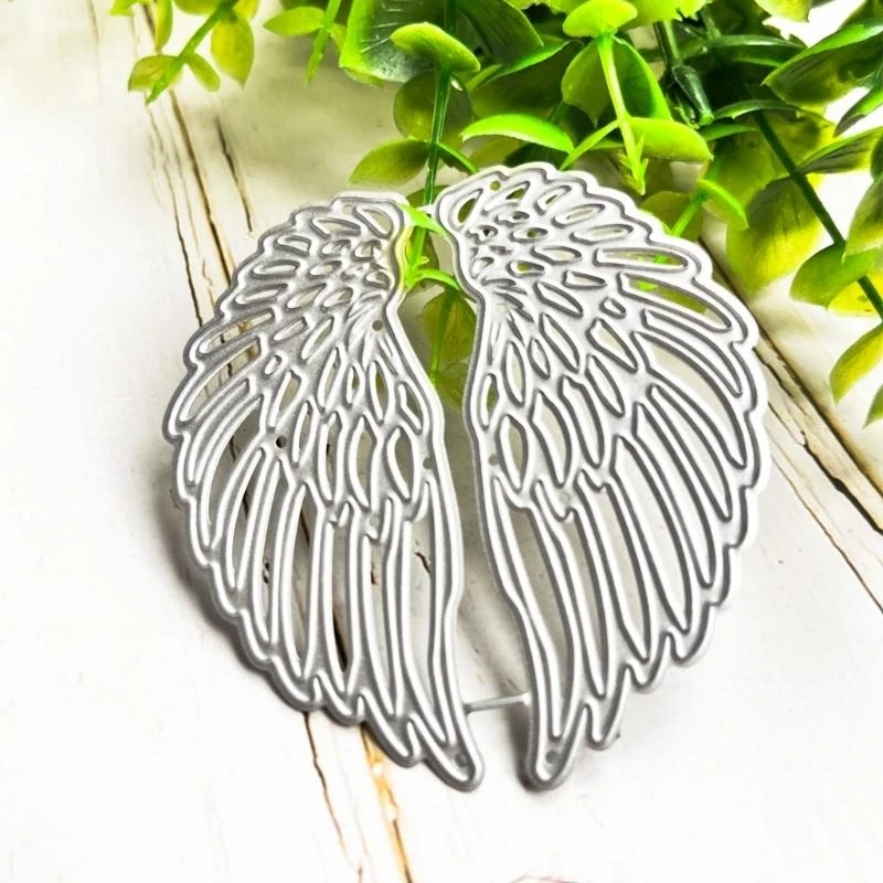 F92B Metal Die Cuts Wing Embossing Stencil Cutting Dies for Card Making Scrapbooking