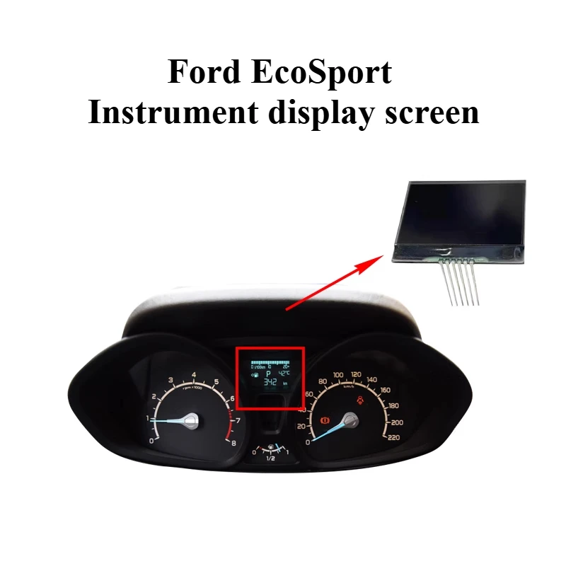 

For Brand-new Ford Ecosport LCD Display Screen in The Middle of The Car Instrument Panel Support 2013-2017 Model 1pcs