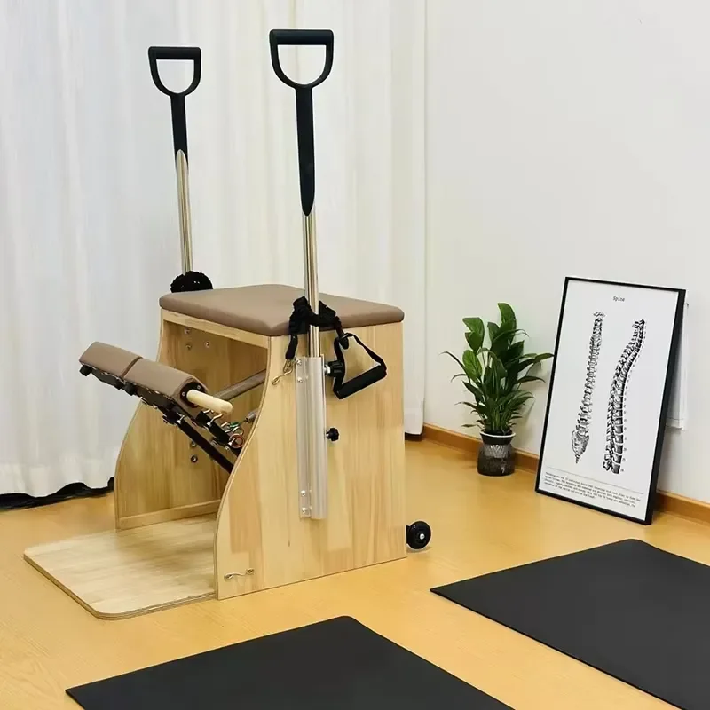 Custom Commercial Pilates Wunda Stable Chair Elastic Yoga Studio Spring Durable Portable Adjustable Health