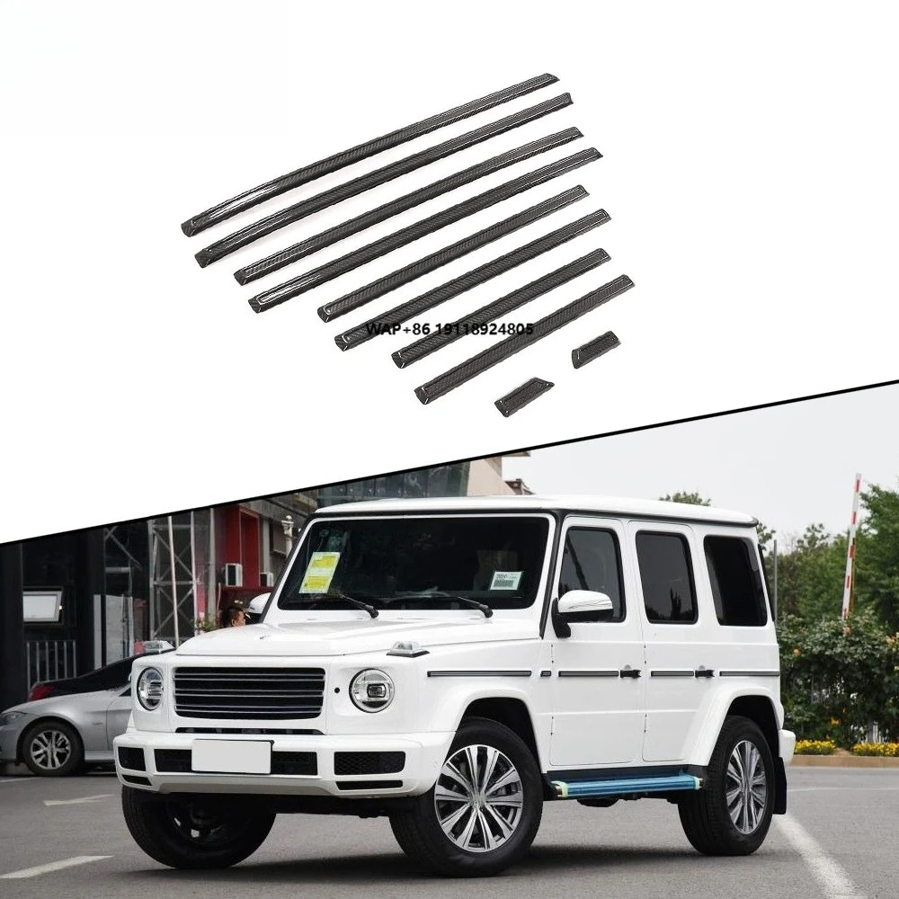 

Carbon Fiber W464 Side Door Molding Trims for G-Class G500 G550 G63 2020