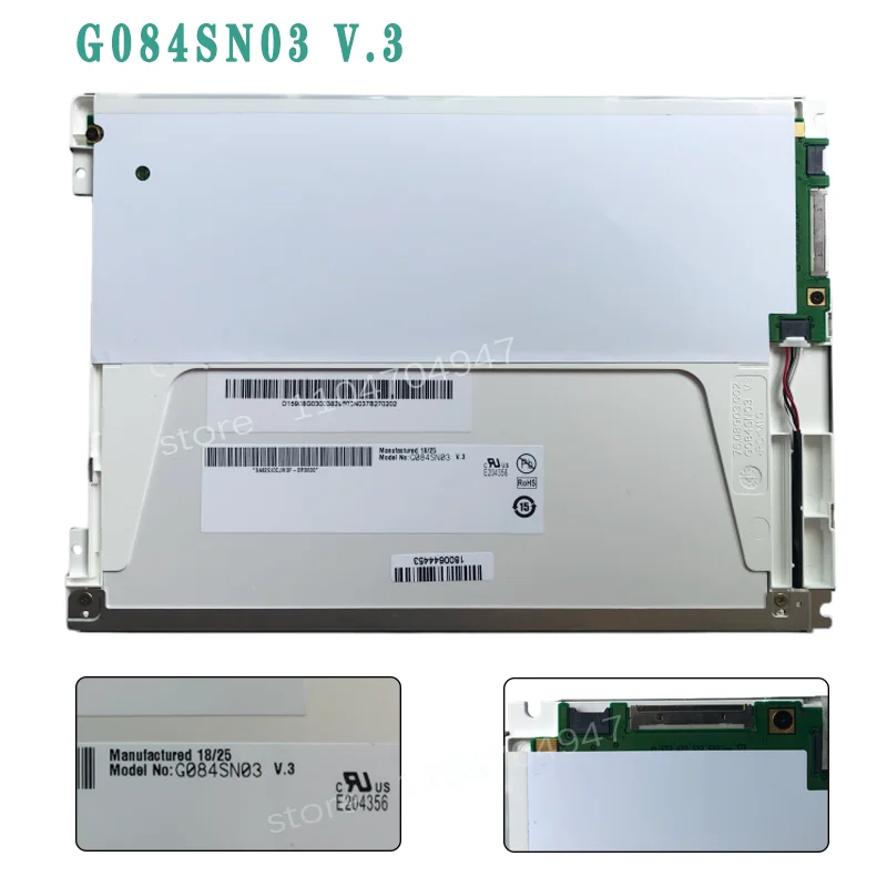 

G084SN03 V3 Original New 8.4 Inch G084SN03 V.3 LCD Display Screen Panel 800*600