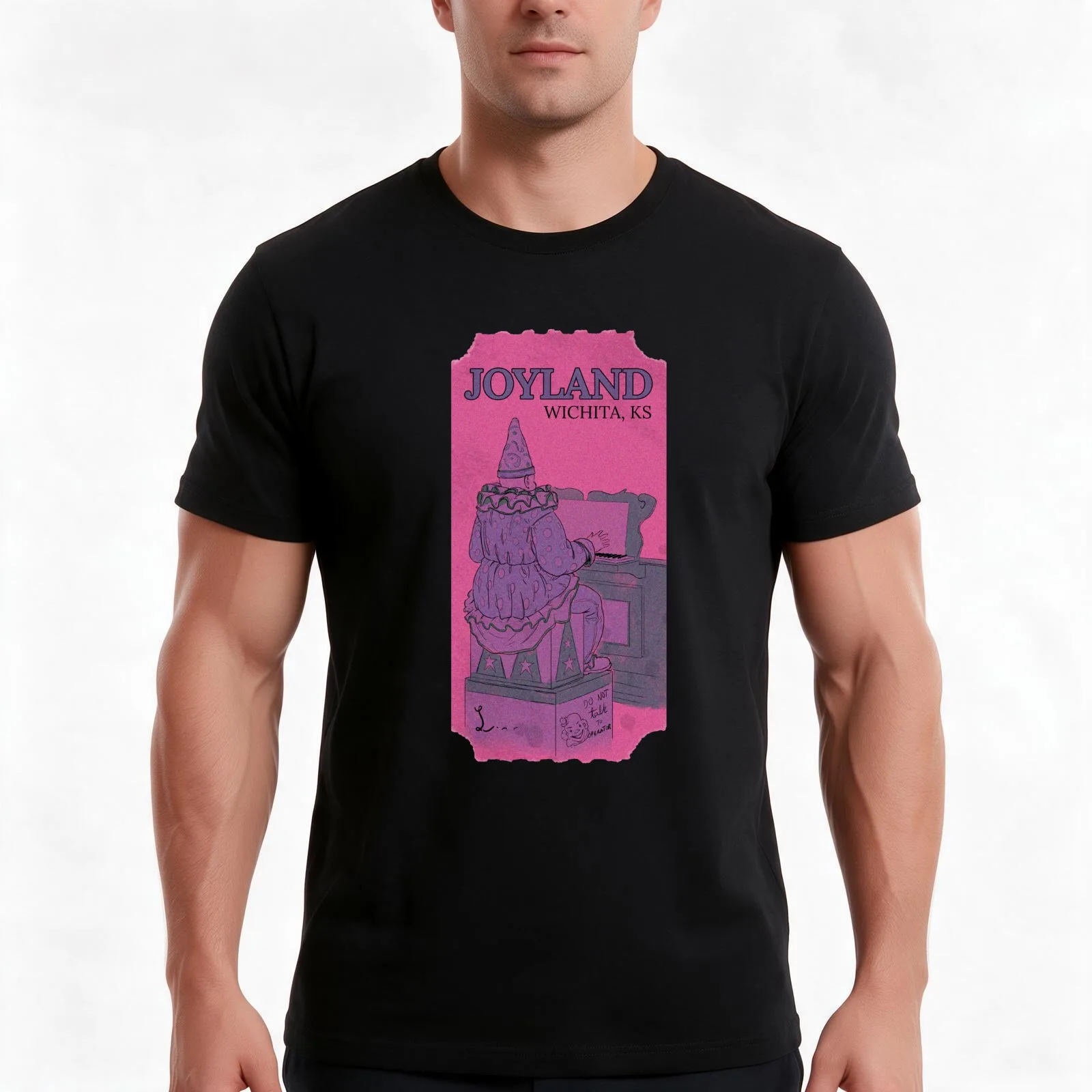 Joyland Wichita, KS T-Shirt, Summer Casual Cotton Tee, Oversized Streetwear Tops, Vintage Graphic Print, Loose Fit Short Sleeve