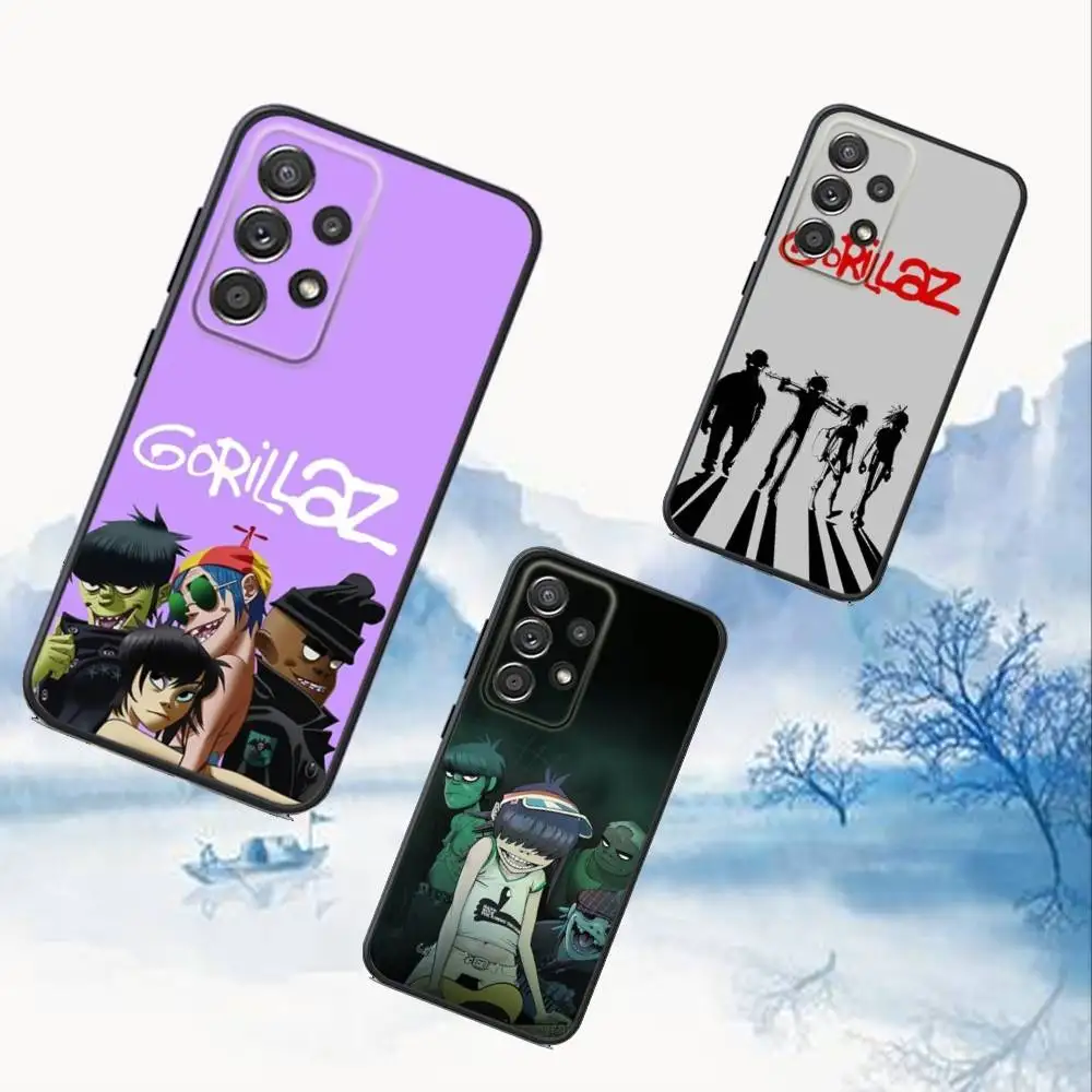 

G-Gorillaz The Now Now Phone Case For Samsung S25,S24,S21,S22,S23,S30,Ultra,S20,Plus,Fe,Lite,Note,10,9,5G Black Cover