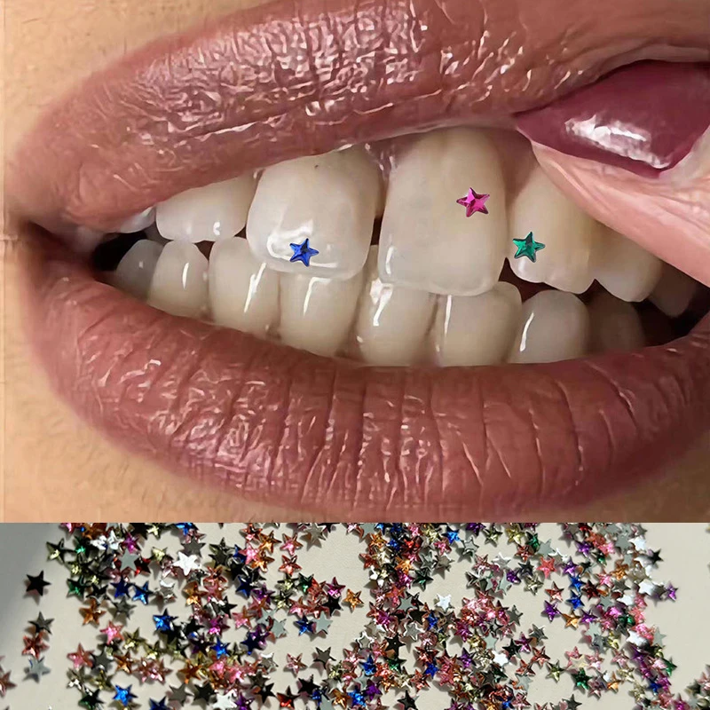 Gemas de dientes de 10 piezas, adornos de joyería de dientes, gemas de dientes de moda, belleza de diamantes, joyería Dental de cristal, decoración de gemas