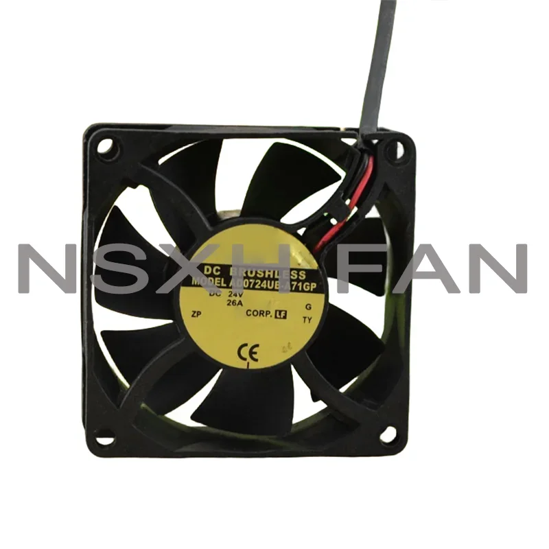 Ventilador de refrigeração do inversor original, novo, 7025, AD0724UB-A71GP, 24V, 0.26A, 7cm