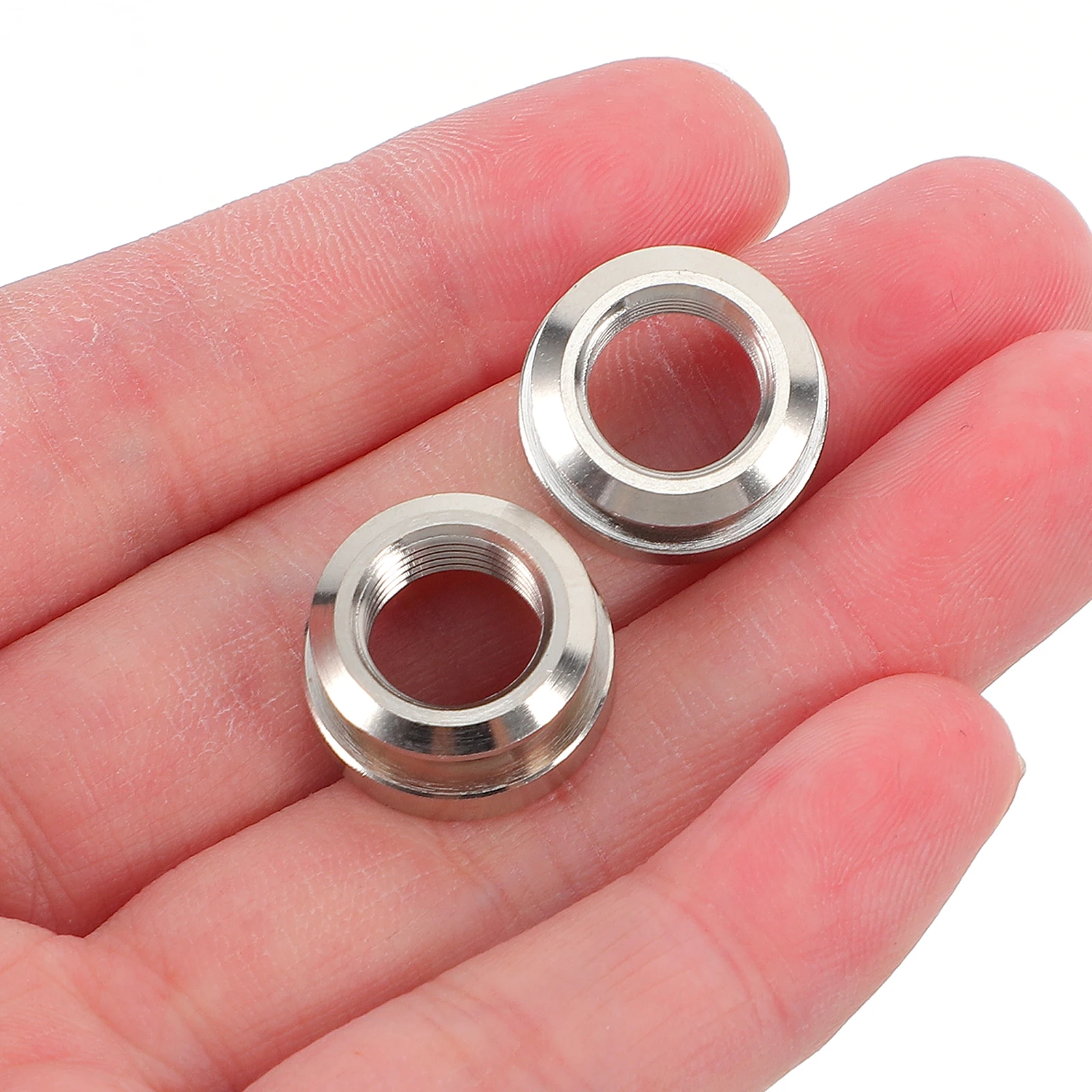 

2 Pcs Acoustic Guitar Accessories Strap Button Locks Tail Post Cap Copper Pickup