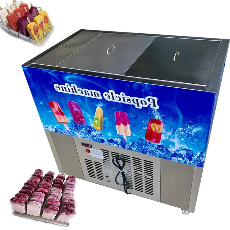 

Most Popular Stainless Steel Fruit Popsicle Machine Automatic Popsicle 4 Mold Machine Popsicle Making Machine