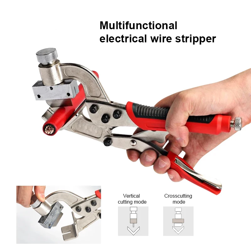 Multifunctional high-voltage cable stripping device,stripping knife, rotary cutting type stripping pliers, stripping wire device