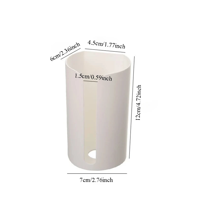 Kitchen Storage Organization Plastic Box Garbage Bag Storage Wall-Mounted Storage Box Removable Garbage Bag Storage Box image 6