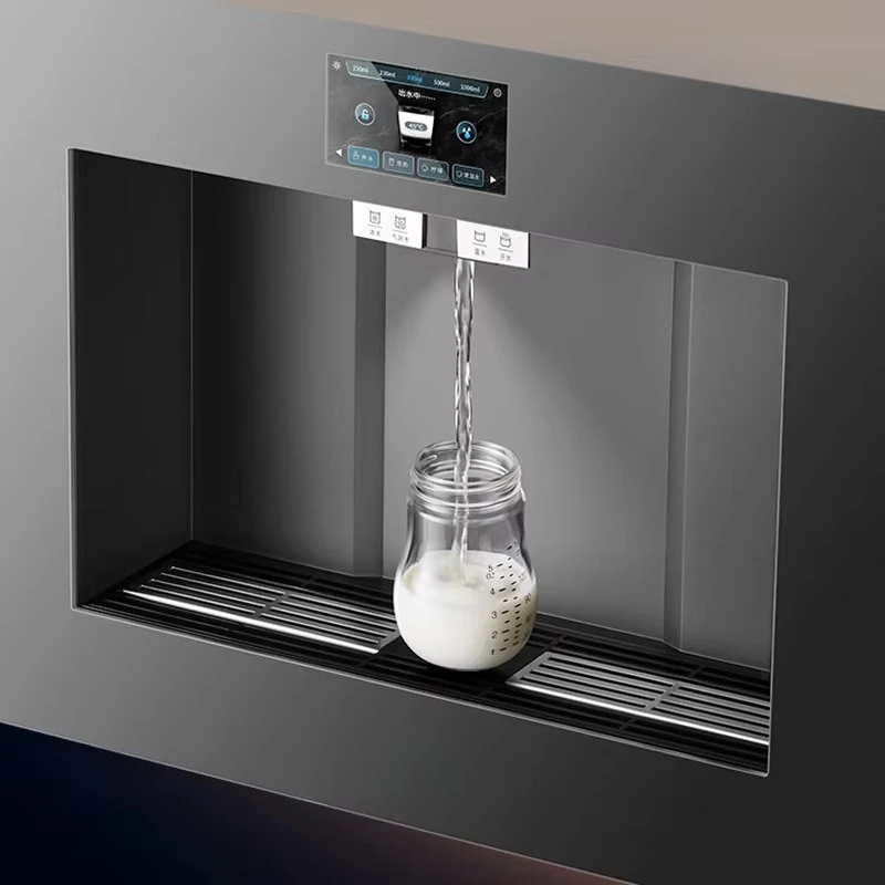 

Embedded bubble chiller, cooler, carbonated bubble water dispenser, hot and cold water dispenser 3 in 1