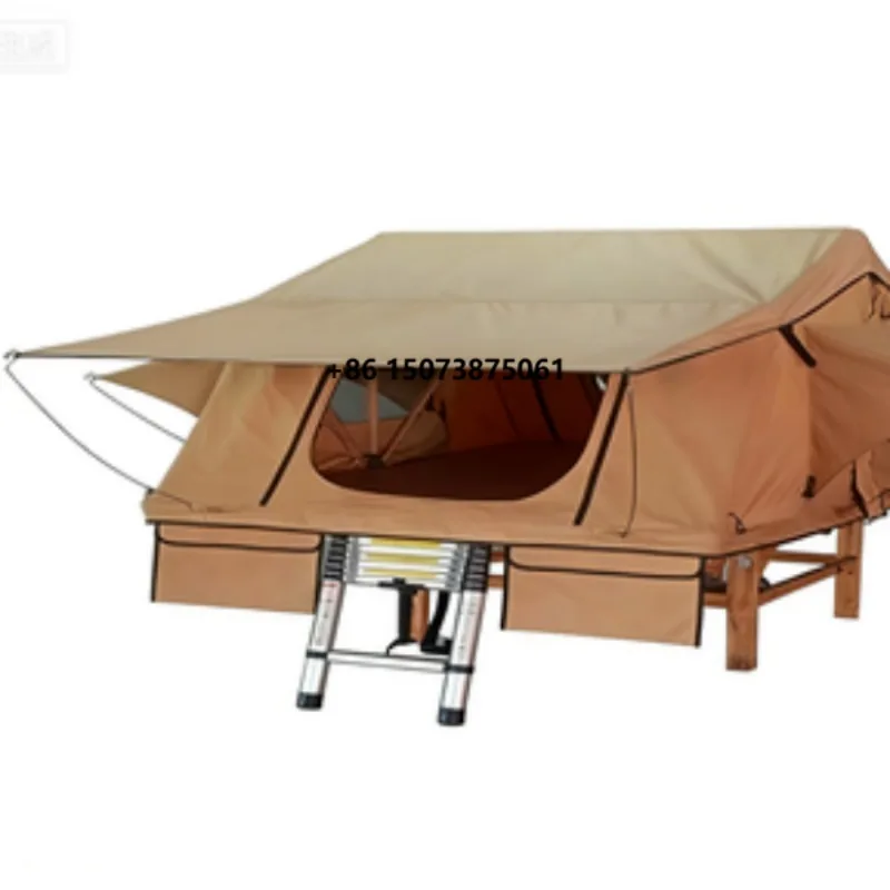 Roof Tent for Outdoor Self-driving Fully Automatic Car Off-road SUV Camping Bed Foldable Soft-top Tent Four-season One Bedroom