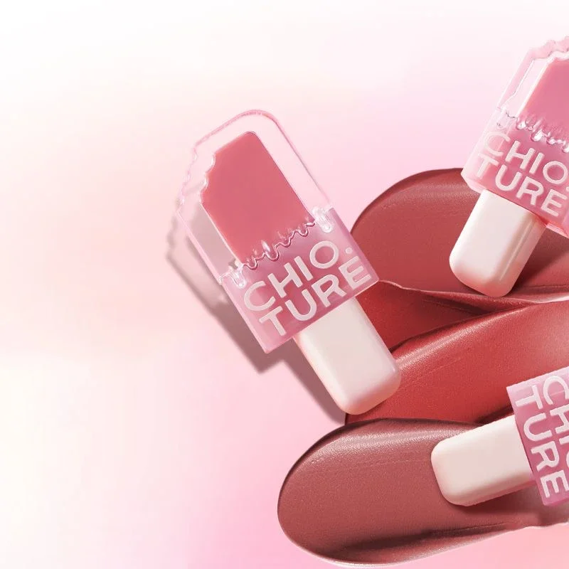 CHIO.TURE ชุดแต่งหน้า Mini Ice-cream Lip Glaze Set Make Up Gift Box ลิปสติกเครื่องสําอาง Lip Tint เกาหลี