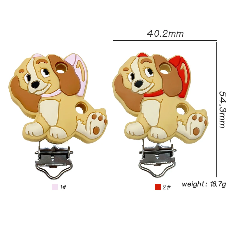 3pcs New Silicone Cartoon Clip DIY Nipple Chain Jewelry Accessories image 4
