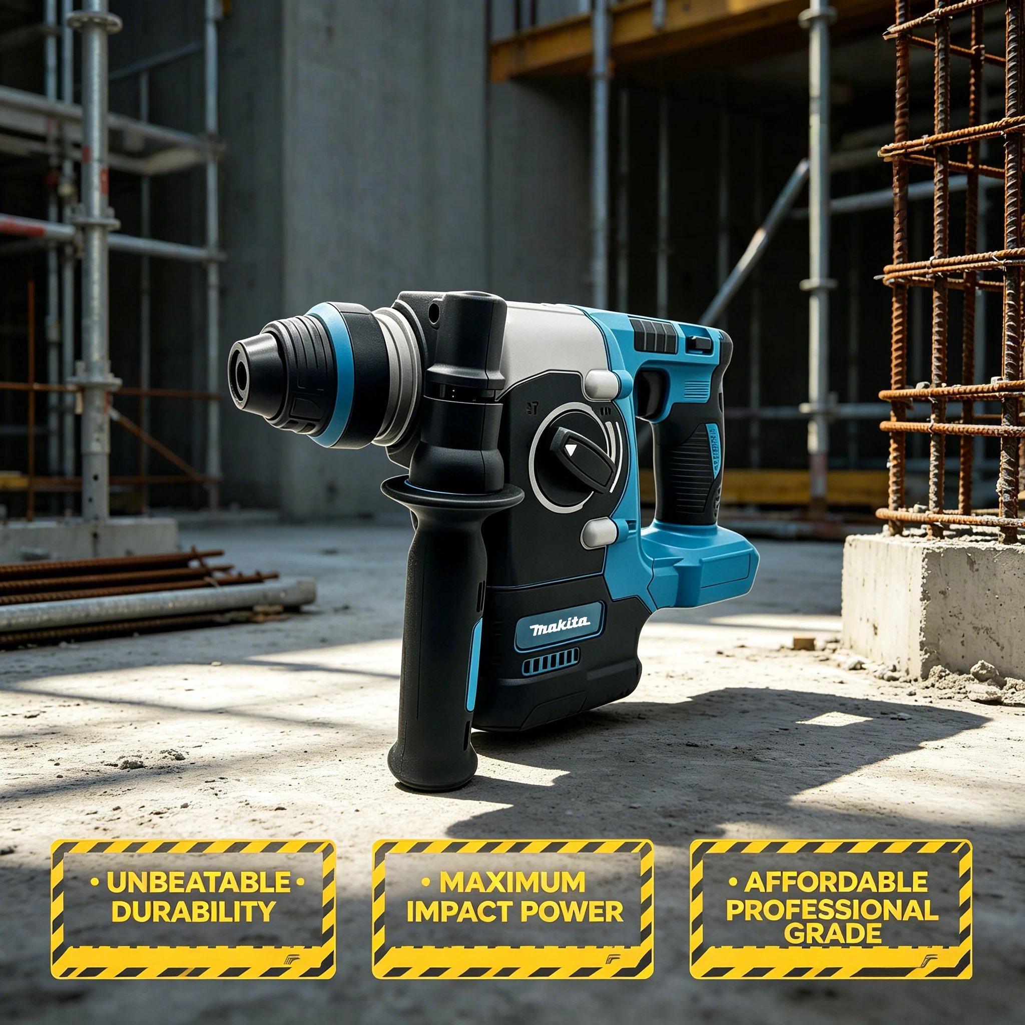 

Makita DDF273 Brushless Rotary Hammer Drill 18V Cordless Electric Hammer for Concrete/Metal/Wood power tool(bare machine）