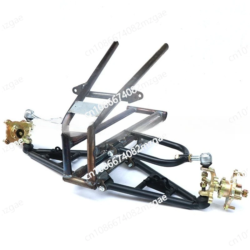 DIY Homemade 2-Wheel 3-Wheel 4-Wheel Front Suspension Rocker Arm Frame Beach Kart Modification