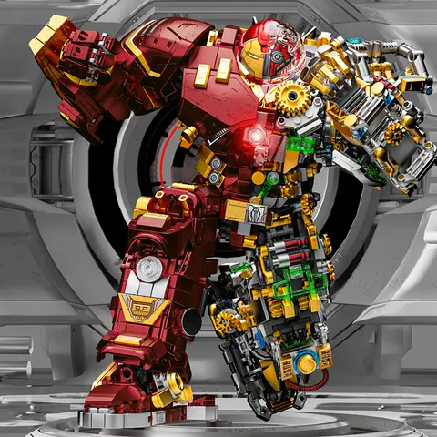 2700+ delar Iron Heroes Blocks Actionfigurer Mark Byggset Buster Mech DIY Klossar Samlarleksaker för Pojkar Vuxna Barn Presenter 10 best sales mecfactor-tegelstenar - №1