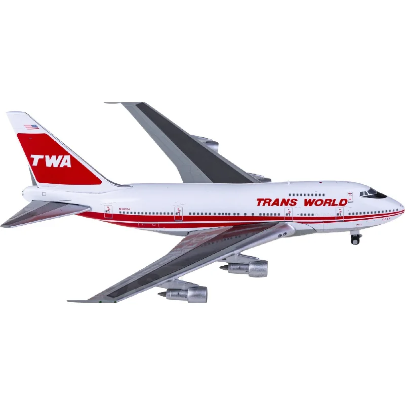 Geminijets 1:400 Metal Scale Aircraft GJTWA1495 TWA Airlines Boeing 747SP N58201 Aviation Miniatures Avion Model Toys For Boys