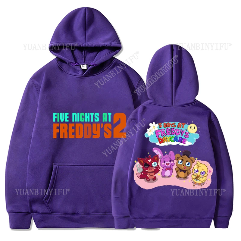 عارضة الكلاسيكية الساخنة نمط الكرتون FNAF خمس ليلة في ملابس فريدي الخريف والشتاء للجنسين البلوز هوديس الساخن بيع