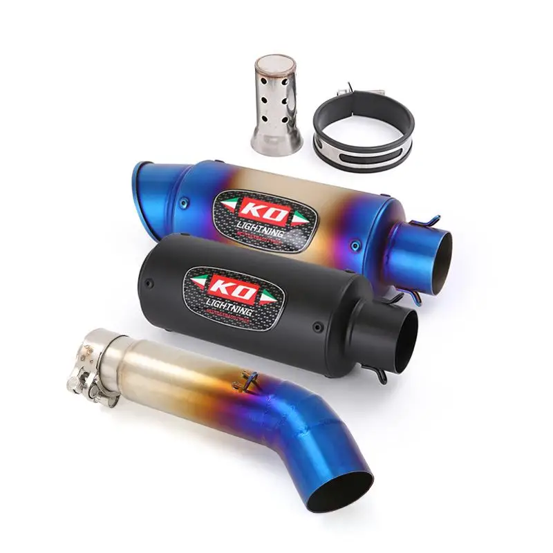 

Motorcycle Exhaust Muffler Mid Connect Tube Stainless Steel Escape Exhaust Pipe For Suzuki GSX-S750 Suzuki GSR 750 BK750