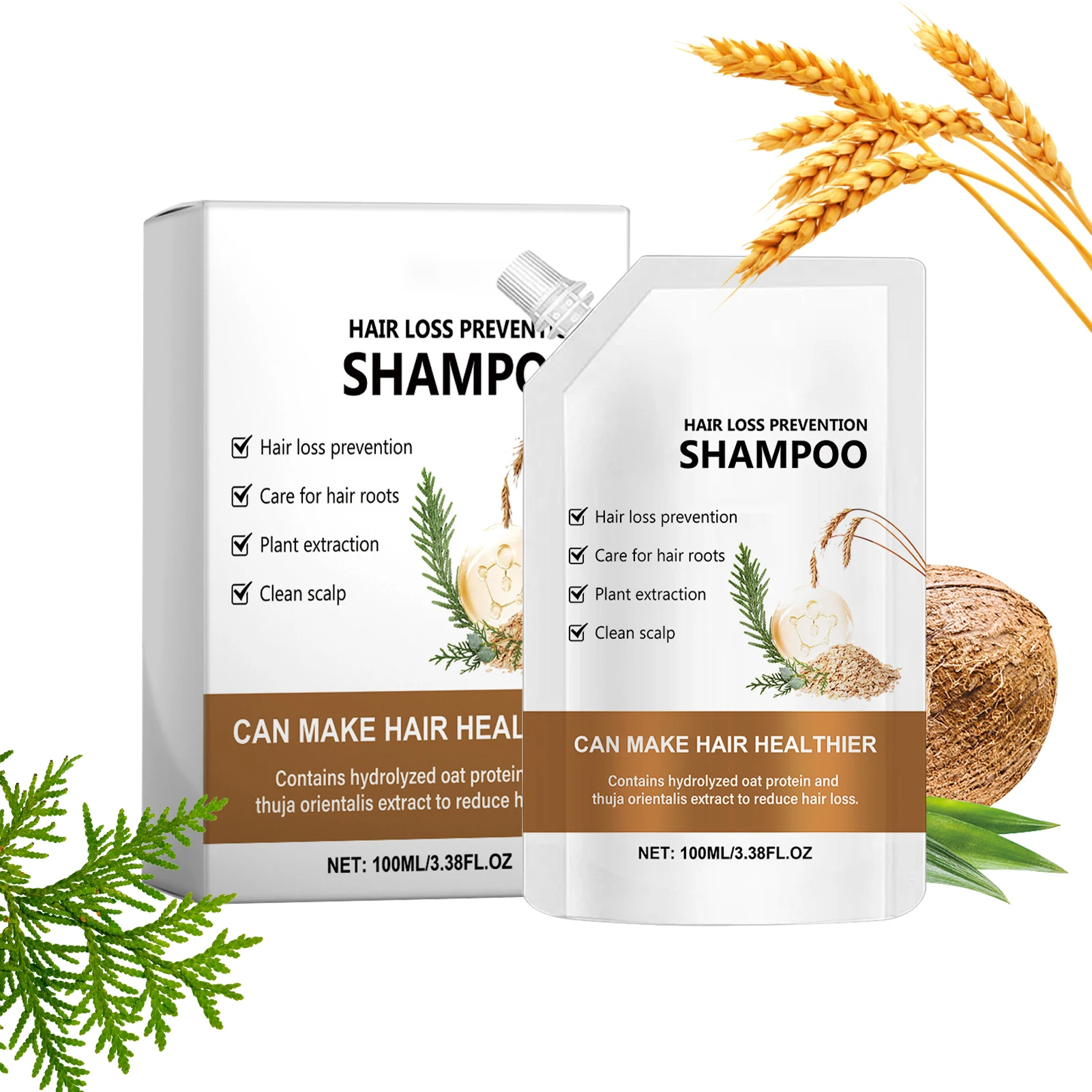 

Hair Loss Shampoo Moisturizing Repairing And Darkening Hair Shampoo Scalp Soothing Cleaner Damaged Thinning Hair Shampoo 100ml