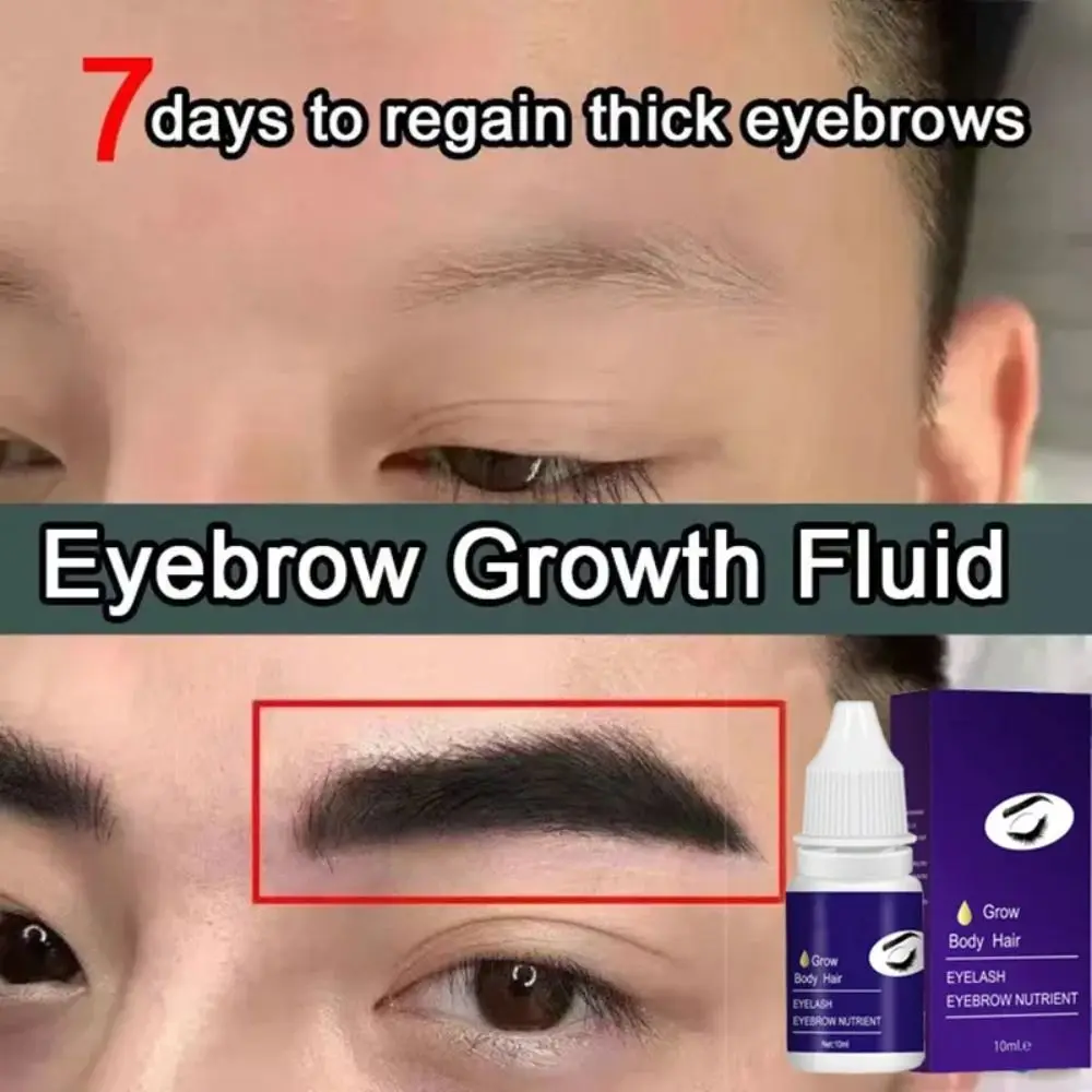 10 ml Wenkbrauw Groei Serum Voedende Enhancer Wimpergroei Wimper Voeding Vloeistof Mini Hydraterende Wimpers Groei Essentie